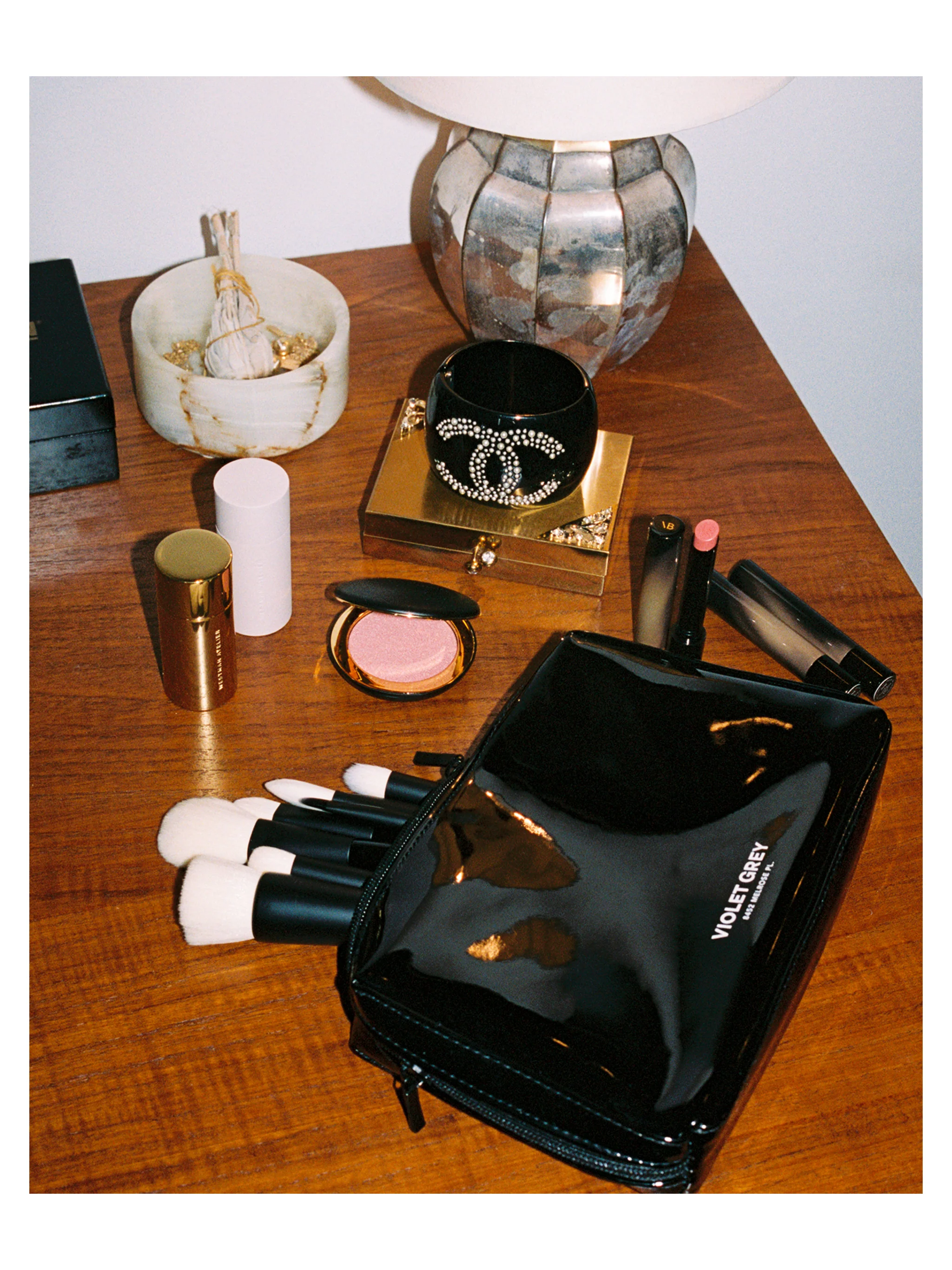 VIOLET GREY Makeup Bag - Image 5